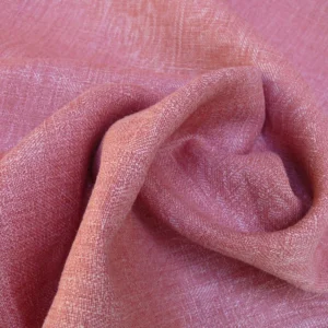 CLARENCE HOUSE GHENT TEA ROSE RED 100% LINEN TEXTURED MSRP$152/Y