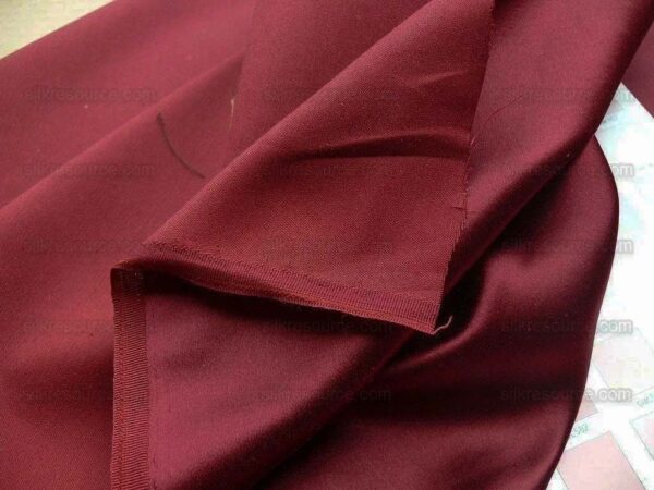 Old World Weavers Silk Satin Merlot Deep Red Glamorous Liquid Lux