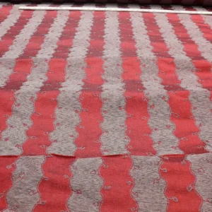 OLD WORLD WEAVERS SILK LEAVES RUSSET RED FOLIAGE LAMPAS RT$150