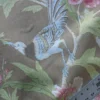 SCALAMANDRE DEVON CHINOISERIE BIRD PEONY FLOWER RT$136/Y