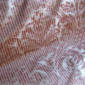 Scalamandre100%Silk "COLETTE" Copper And Ivory