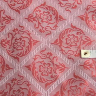 Baranzelli/Scalamandre Lachenel 100% Silk Pink Lampas