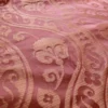 HIGH END 100%SILK DAMASK PEONY RIVER "SPICE" RED