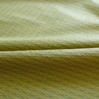 100% SILK JACQUARD OVAL LOZENGE "MARJORAM" GREEN