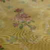 KRAVET COUTURE "ROSEHIPS" FRENCH LACE BROCADE MUSTARD YELLOW PIN
