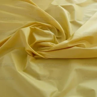 LEE JOFA LA FENICE SILK "MAIZE" SILK TAFFETA YELLOW GOLD LEMONCE