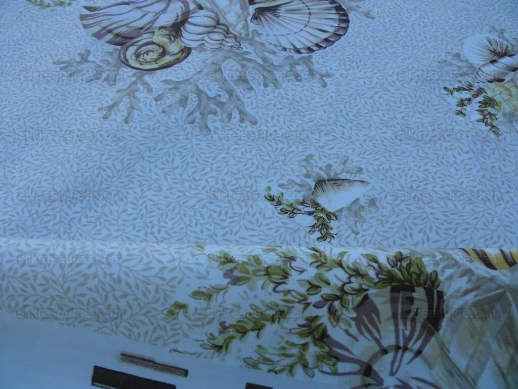 Scalamandre HAND PRINTED Designer hotsell Fabric *Neptune's Treasure* Discontinued Out of Print 2000 Huge Remnant