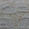 1Y SCALAMANDRE FOSSILS- EMBROIDERY GW-RUST ON BEIGE MSRP$372Y