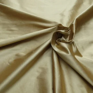 5Y SCALAMANDRE 100% SILK DUPIONI GOLD LIGHT GOLD-brown MSRP$158Y