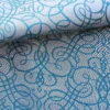 BTY SCALAMANDRE 100% SILK SCROLL MUSIC TURQUOISE MSRP$292/Y