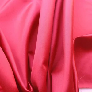 BTY SCALAMANDRE SILK SATIN CHERRY SATURATED CHERRY RED LUX!