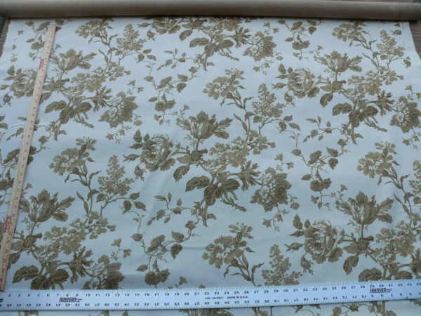 BTY SCALAMANDRE TOILE VIVIENNE FRENCH PEONY LILAC TULIP MSRP$202