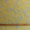 SCALAMANDRE "AVIARY" WALLPAPER YELLOW BLUE SINGLE roll