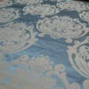 BY YD LEE JOFA IMPERIAL DAMASK in AQUA NEO-CLASSIC BLUE GOLD