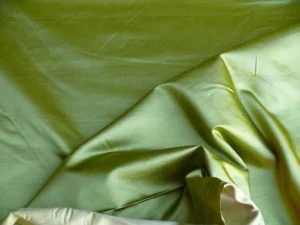 BY YD BRUNSCHWIG & FILS GEORGES SATIN SILK SPRING GREEN MSRP 248