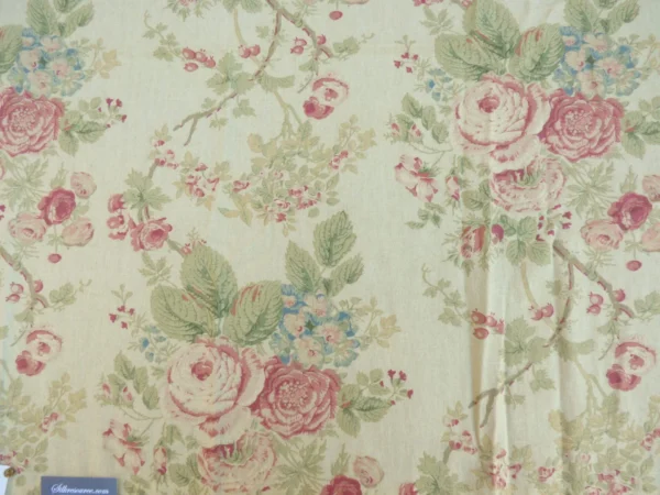 2 Berkbox50 Scalamandre Square Revelino Chintz Floral 1.3yd MSRP USD 152/Yard