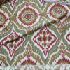 S. Harris Colorful Ikat Medallion Hot Red, Safe Green, Gold, Purple Tapestry