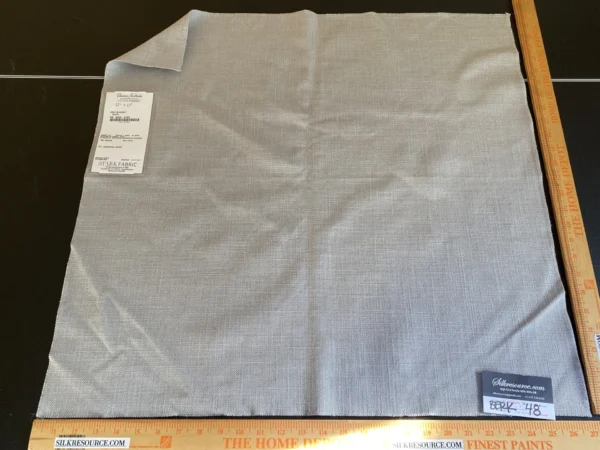 Scalamandre Eco FR Heavy Slate Viscose Plain Gray - Square 27″ x 27″