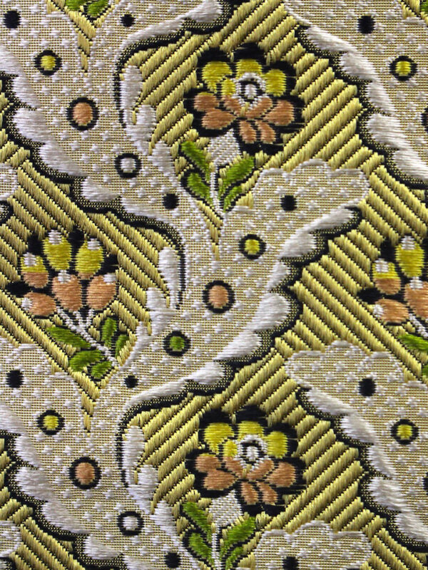 Special Order Scalamandre Tassinari & Chatel Royal Danceny Or Yellow Floral Historic Silk MSRP USD2,736/y