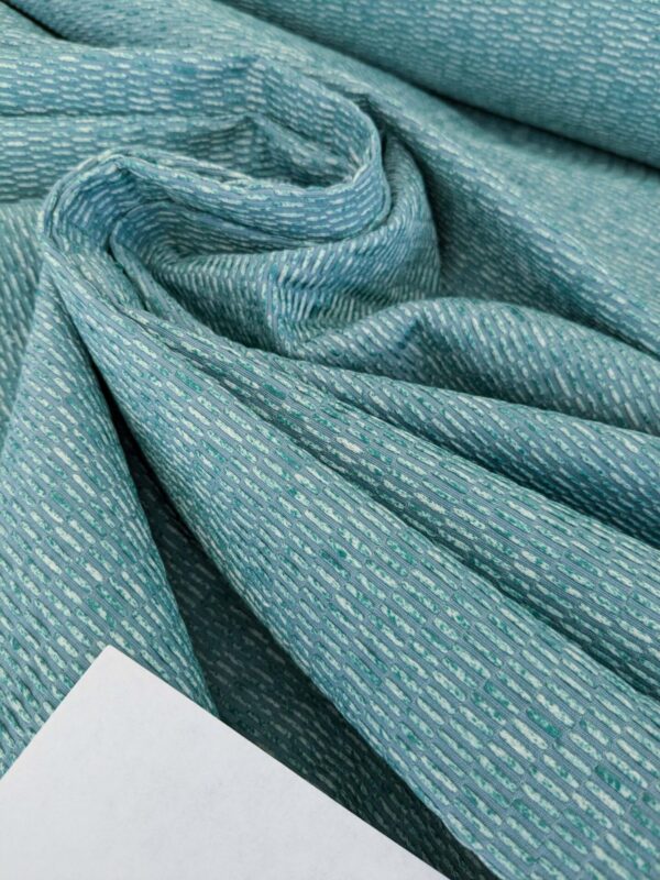 by yard Scalamandre Chenille Aqua Blue Green High end Texture MSRP USD300/y