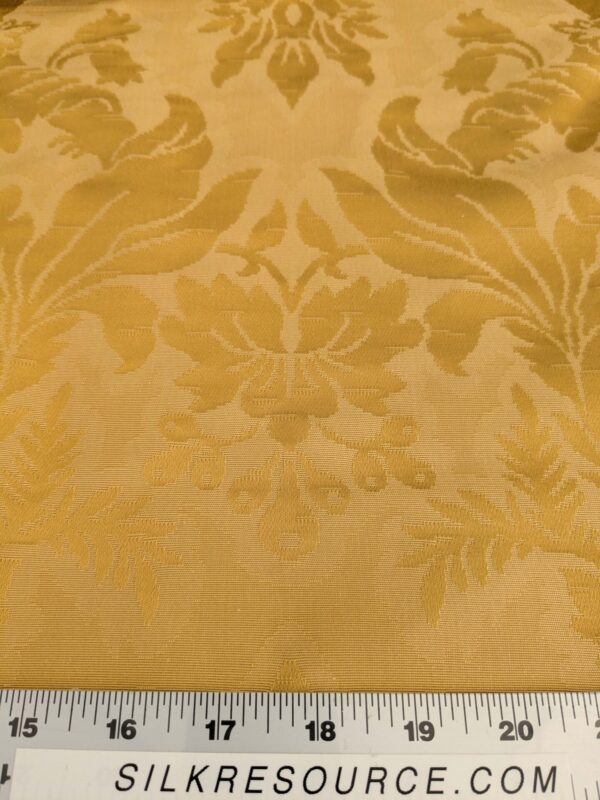 4.6yards Scalamandre Yellow Gold Damask Renaissance Medallion Botanical