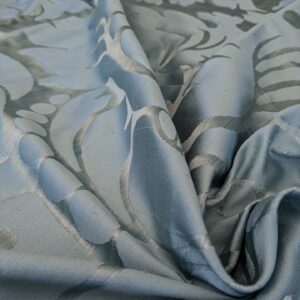 9 EV52 2.4y x 57"wide Scalamandre Old World Weavers Villa Regina Damask Blue Silk Renaissance