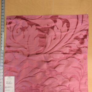 1 EV53 26"x 27" Square Scalamandre Old World Weavers Villa Regina Damask Petal Pink 100% Silk Renaissance MSRP USD500+