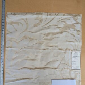 4 EV53 26"x 27" Square Scalamandre Old World Weavers Villa Regina Damask Ivory White 100% Silk Renaissance MSRP USD500+