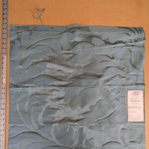 5 EV53 26"x 27" Square Scalamandre Old World Weavers Villa Regina Damask Blue 100% Silk Renaissance MSRP USD500+