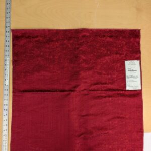 8 EV53 26"x 26" Square Scalamandre Old World Weavers Villa Regina Texture Scarlet Red Silk Viscose Solid  MSRP USD500+/y