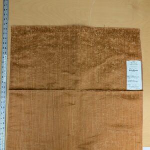 9 EV53 26"x 27" Square Scalamandre Old World Weavers Villa Regina Texture Spice Brown Silk Viscose Solid  MSRP USD500+/y