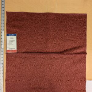 17 EV53 27"x 27" Square Scalamandre Old World Weavers Halley Brick Orange Matelasse Small Scale Texture MSRP USD 1100+/y