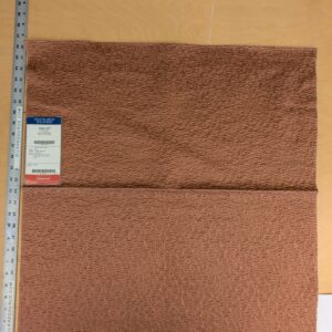 19 EV53 27"x 26" Square Scalamandre Old World Weavers Halley Rose Brick Brown Matelasse Small Scale Texture MSRP USD 1100+/y