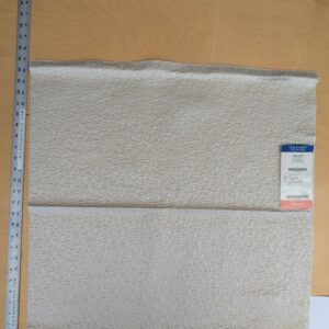 20 EV53 Square Scalamandre Old World Weavers Halley Winter White Matelasse Small Scale Texture MSRP USD 1100+/y